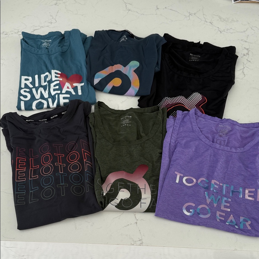 Peloton bundle Multi-Color Graphic Tee Bundle small